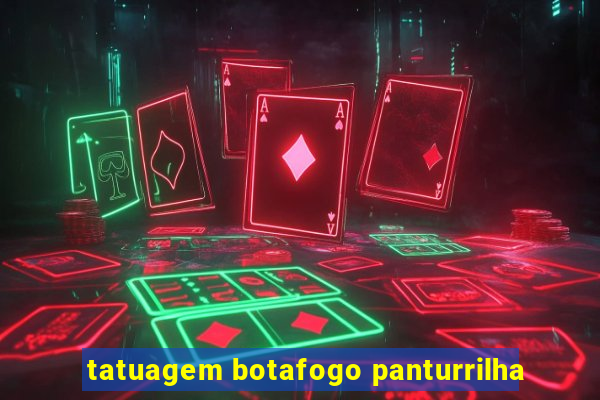 tatuagem botafogo panturrilha